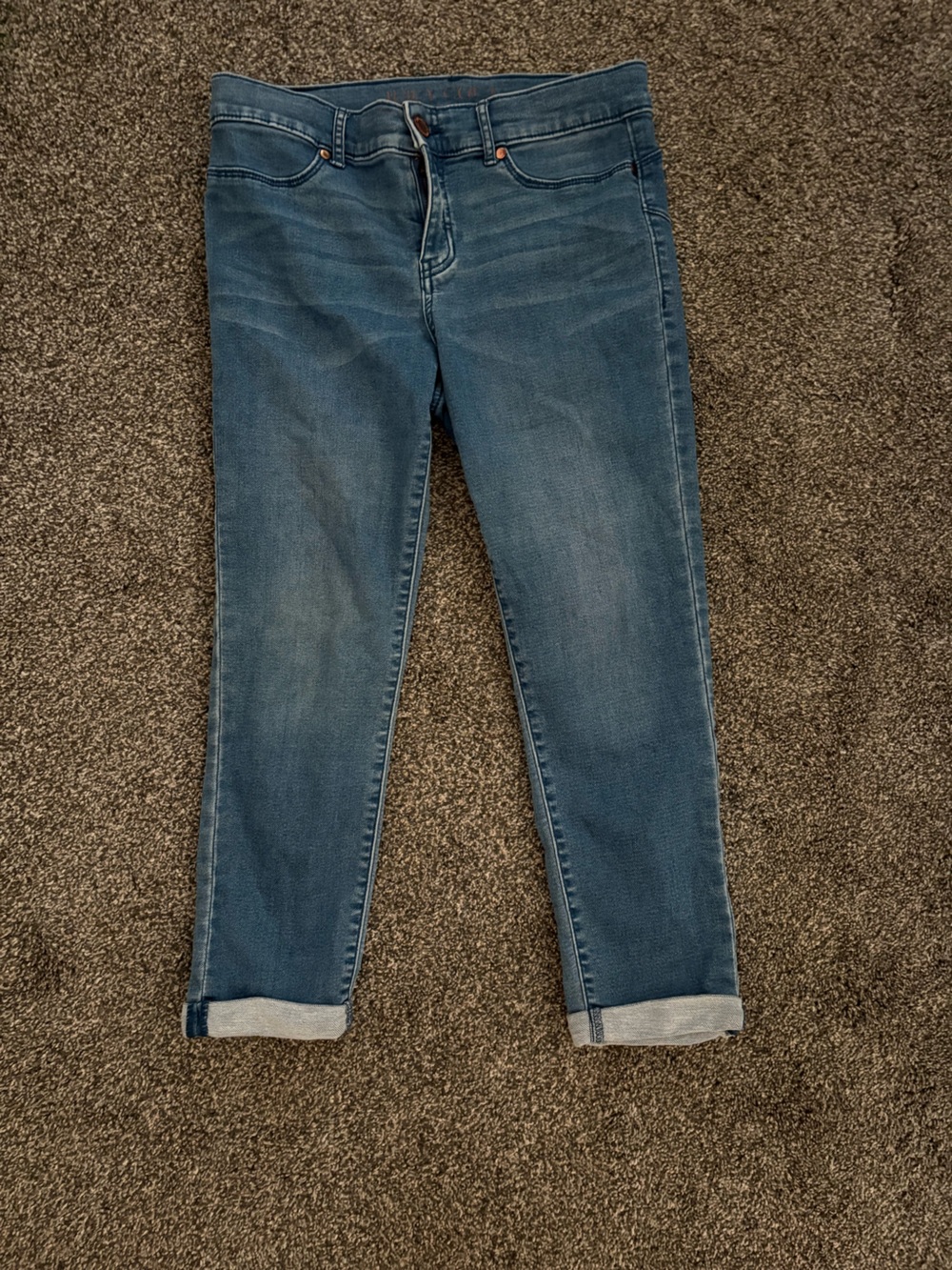 Juicy Couture Blue Cropped Slim Jeans
